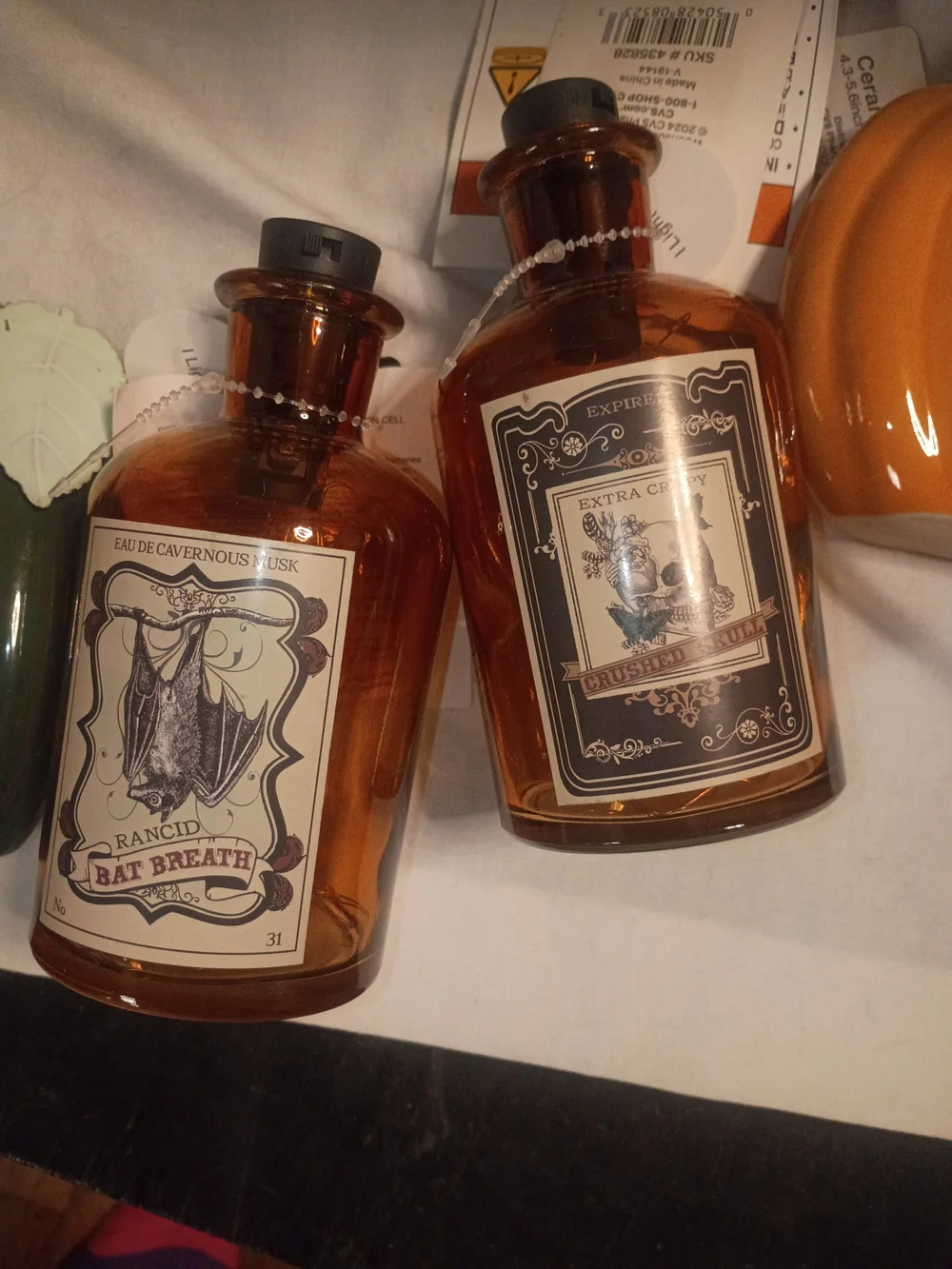 spooky village seasonal glossy tables